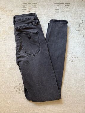Guess Los Angeles 1981 Skinny Gray Jeans Women’s Size 27 Stretch Mid Rise